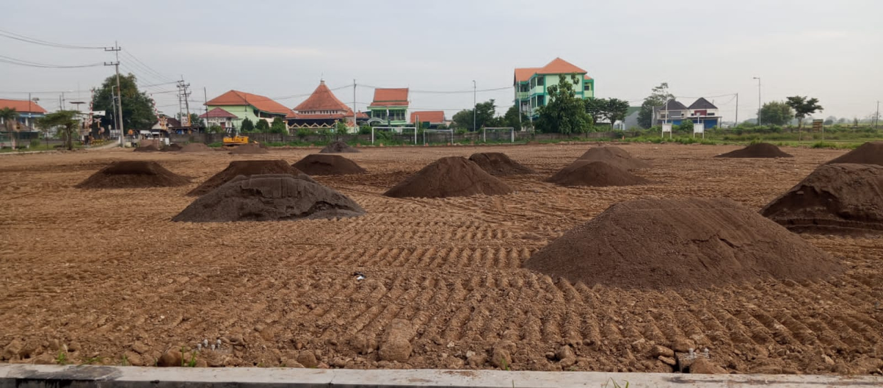 Lapangan sepak bola desa Durung bedug. SP/ HIKMAH