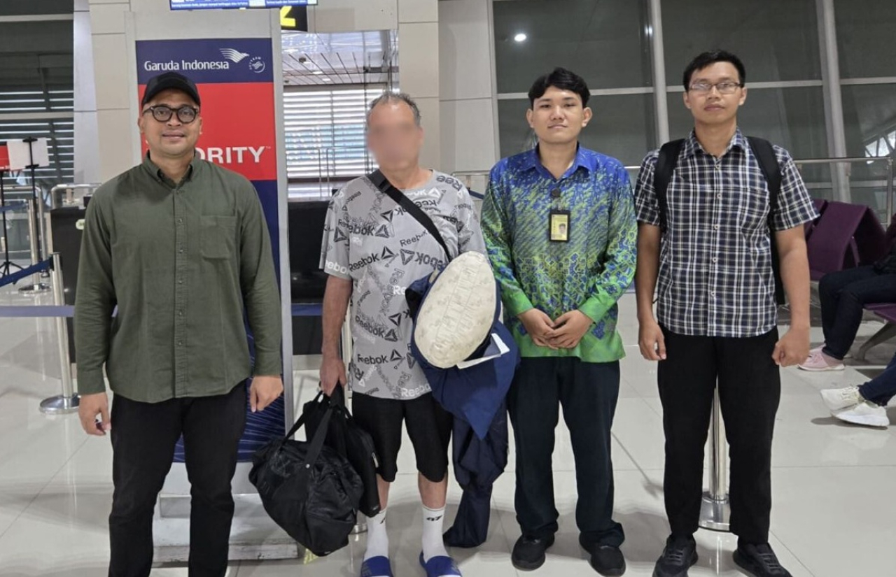 J.L.K Warga Amerika yang dideportasi. SP/ Lestariono