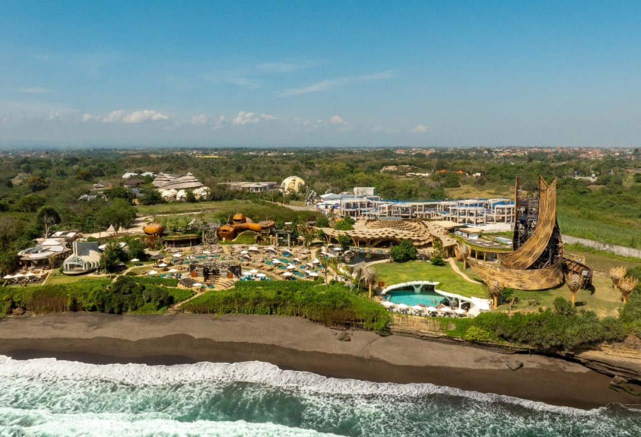 Tampilan Nuanu dilihat dari atas.