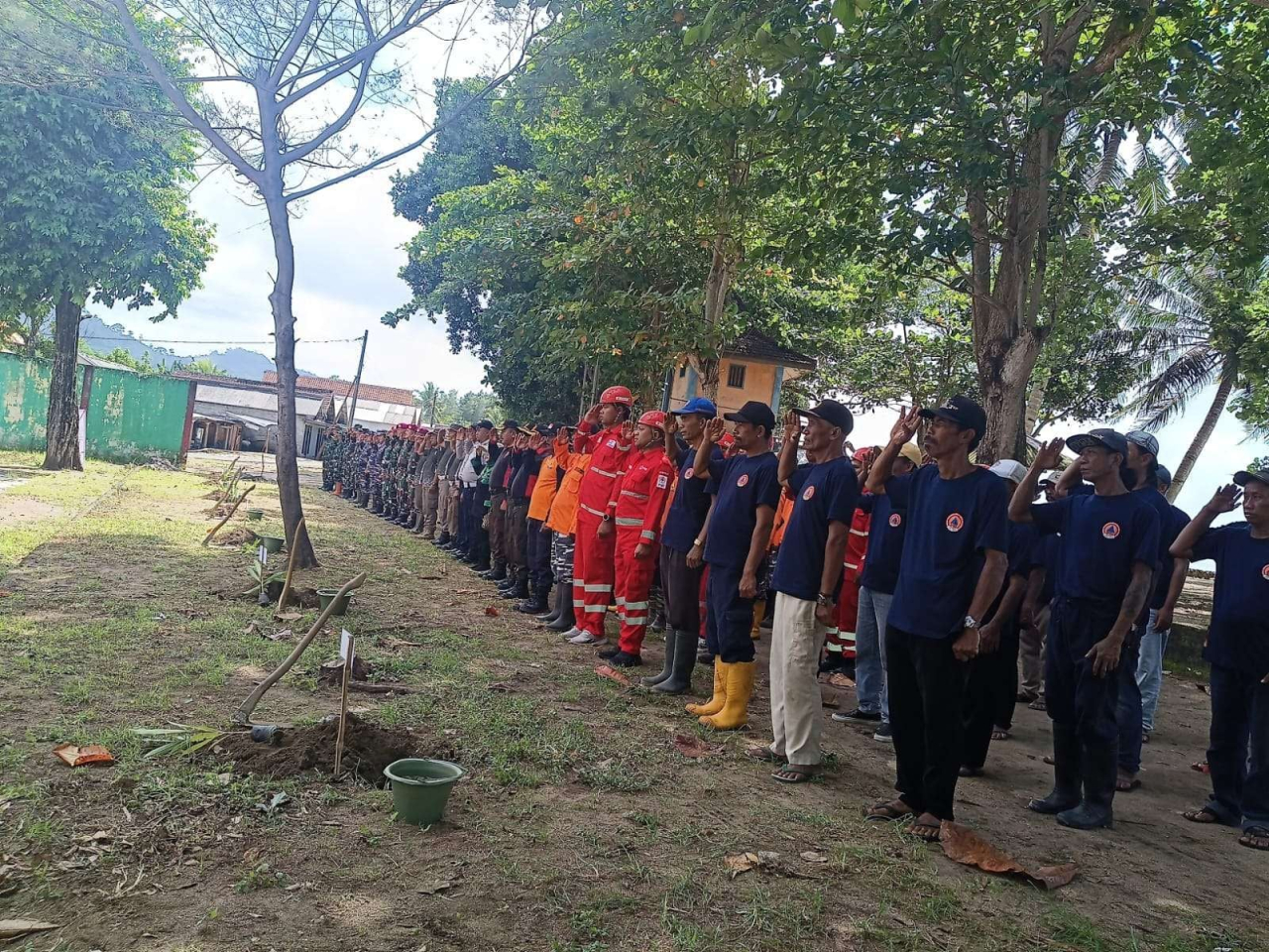 Apel Kesiapsiagaan dengan berbagai instansi yang dilakukan BPBD Kabupaten Malang. SP/ MLG