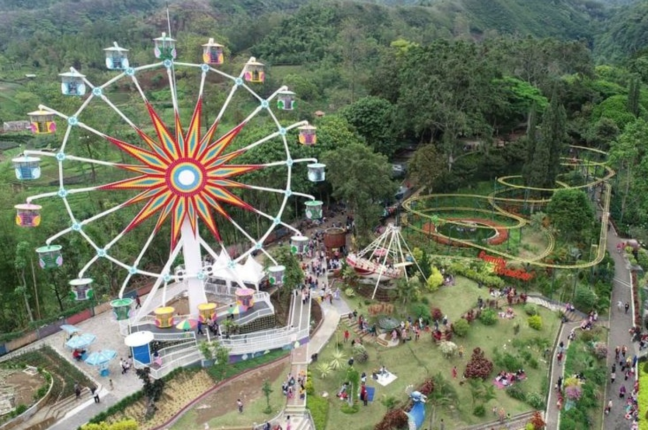 Taman Rekreasi Selecta, salah satu tempat wisata Batu dan Malang untuk libur Nataru. SP/ BTU