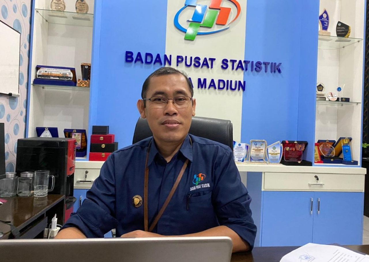 Kepala Badan Pusat Statistik (BPS) Kota Madiun Abdul Azis. SP/ MDN