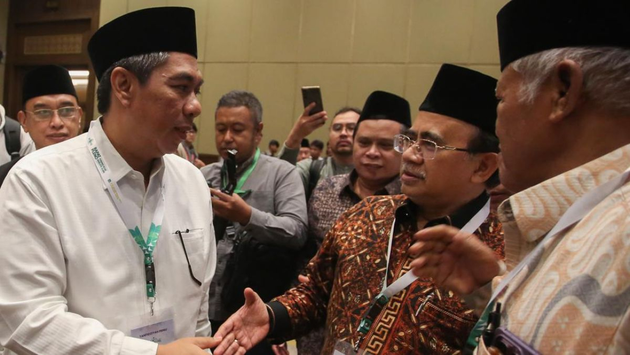 KH Zulfa Mustofa terpilih menjadi Pj Ketua Umum PBNU setelah melalui rapat pelno Pengurus Besar Nahdlatul Ulama (PBNU) yang dihadiri Rais Aam dan sejumlah Kyai Sepuh di NU, Selasa (9/12/2025) malam.