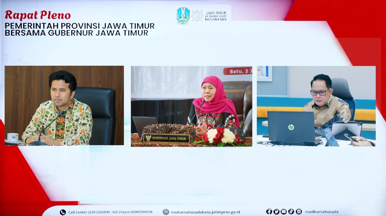 Rapat Pleno Pemprov Jatim, Khofifah Evaluasi Kinerja 2025 dan Siapkan Arah Pembangunan 2026