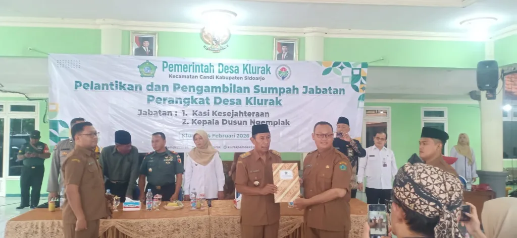 Baca juga : Pemdes Klurak Gelar Pelantikan Jabatan Perangkat Desa Klurak