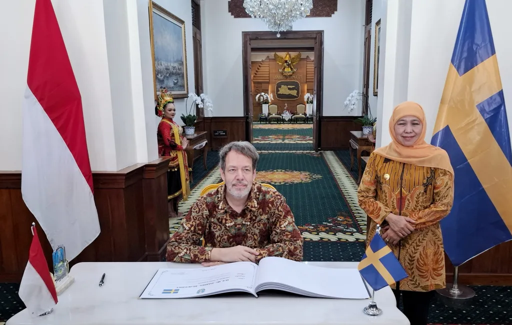 Swedia Lirik Potensi Jawa Timur, Khofifah Dorong Kolaborasi Strategis