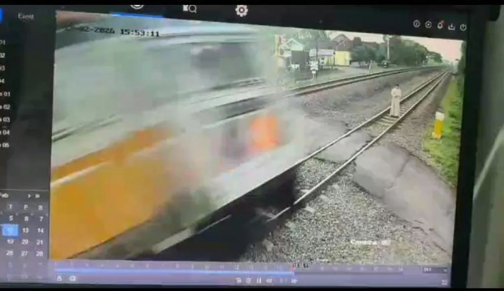 Video Dugaan Bunuh Diri di Perlintasan Bancong Beredar, Publik Soroti Standar Keamanan KAI Daop 7