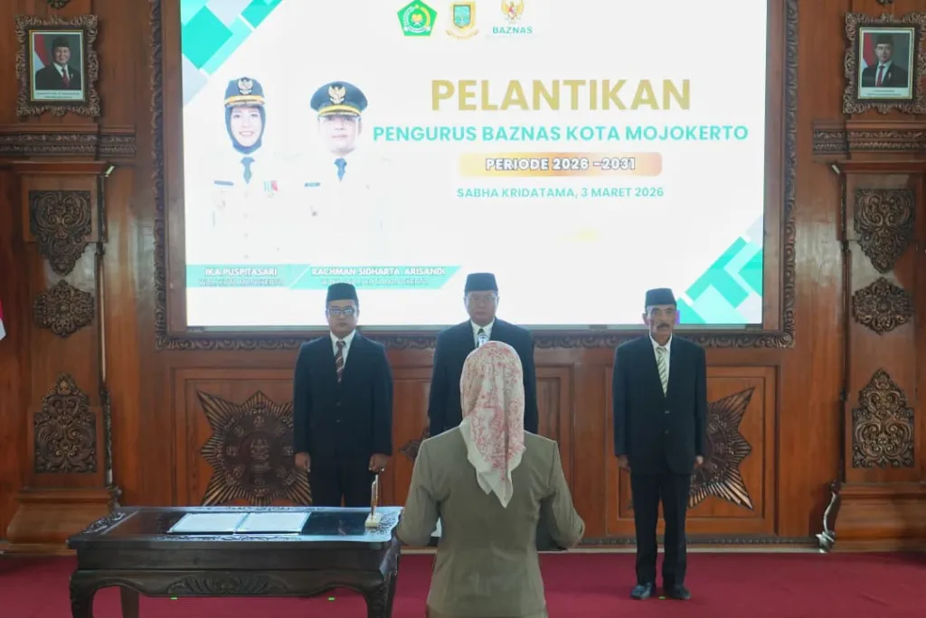 Lantik Pengurus BAZNAS Kota Mojokerto, Wali Kota Tekankan Amanah dan Integritas