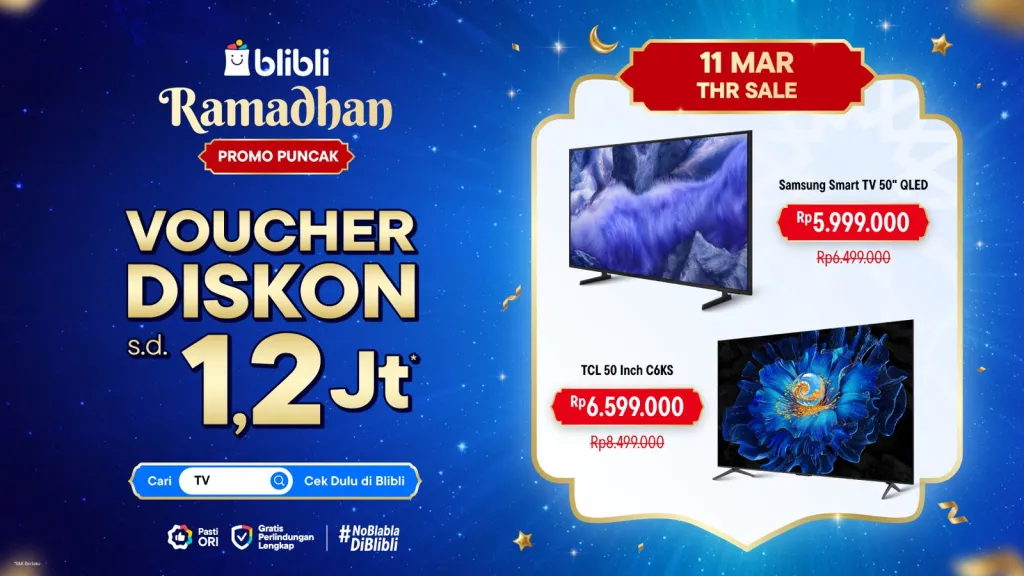 Ramadan Jadi Motor Belanja, Blibli Tawarkan Diskon hingga Rp1,2 Juta