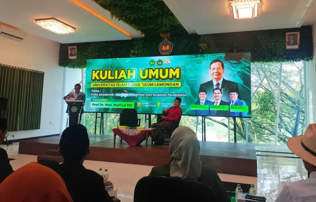 Baca juga : Beri Kuliah Umum di Unisda, Prof. Mahfud Ajak Dunia Akademik Menjaga Integritas dan Kualitas Pendidikan