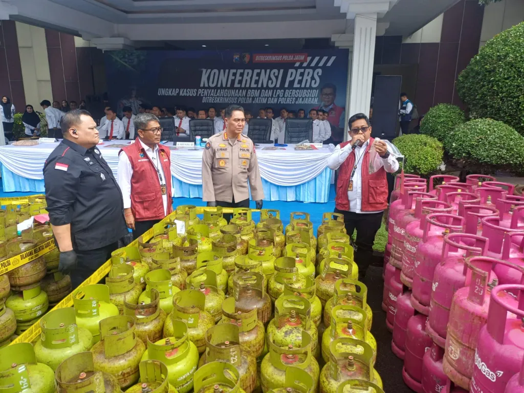 66 Kasus Penyalahgunaan Energi Subsidi Terungkap di Jatim, 79 Tersangka Diamankan