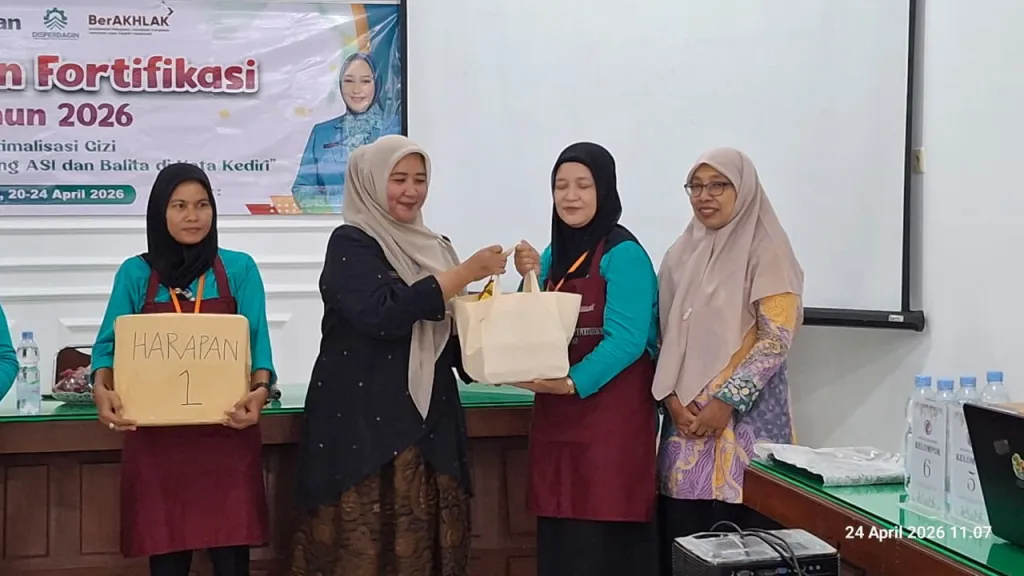 Pelatihan Fortifikasi 2026, Kota Kediri Perkuat Upaya Menuju Zero Stunting