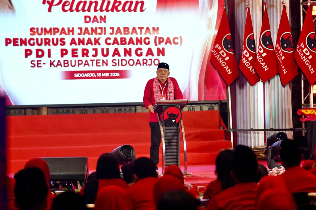 Pijar Semangat Pelantikan, Ratusan PAC PDIP Sidoarjo Bawa Aspirasi Rakyat