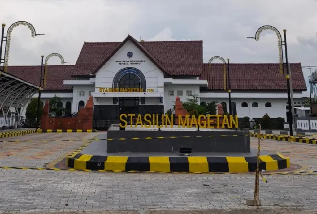 Bakal Jadi Ikon Baru, Pemkab Terus Sempurnakan Kawasan Depan Stasiun Magetan