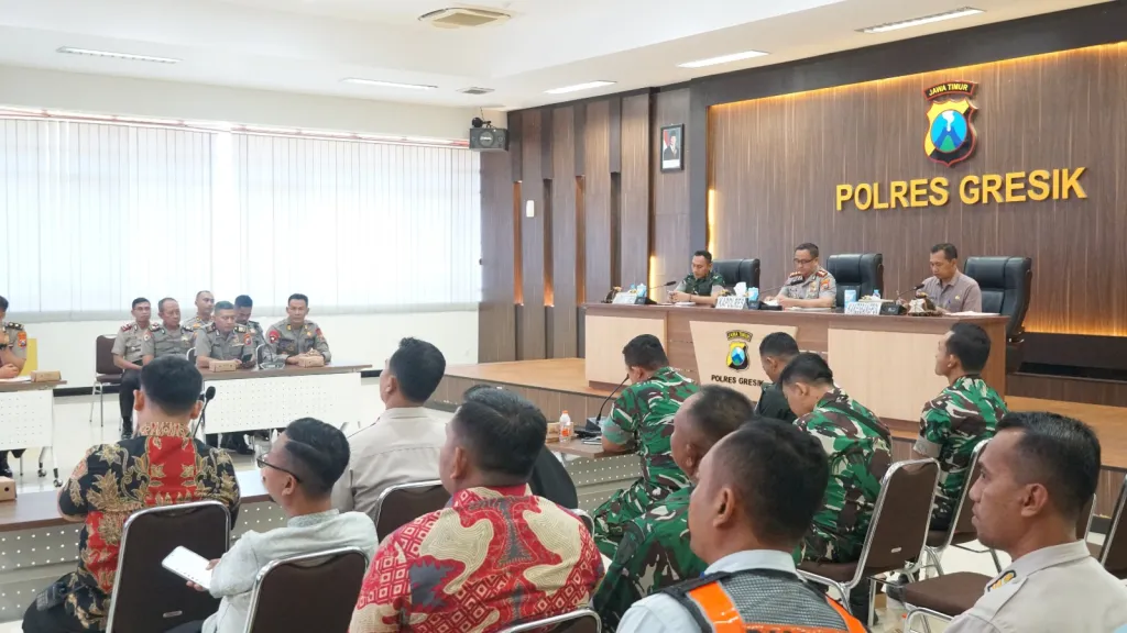 Polres Gresik Perkuat Kolaborasi Pengamanan Pengesahan Warga Baru PSHT Tahun 2026