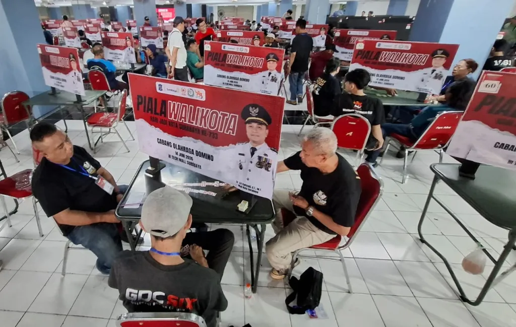 Baca juga : Didukung Koni, Turnamen Domino Surabaya Perkuat Status Olahraga Resmi