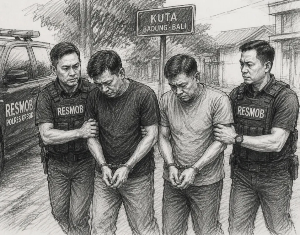 Baca juga : Dua Buronan Pembobol Rumah dan Bengkel di Gresik Ditangkap di Bali, Kerugian Korban Capai Rp300 Juta