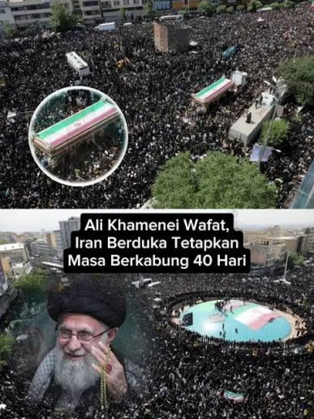 Baca juga : Suhu Capai 40 C, Warga Iran Hadiri Pemakaman Khamenei