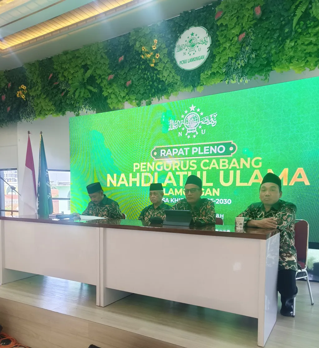 Menentukan Arah Pelaksanaan Sapta Krida, PCNU Lamongan Gelar Rapat Pleno