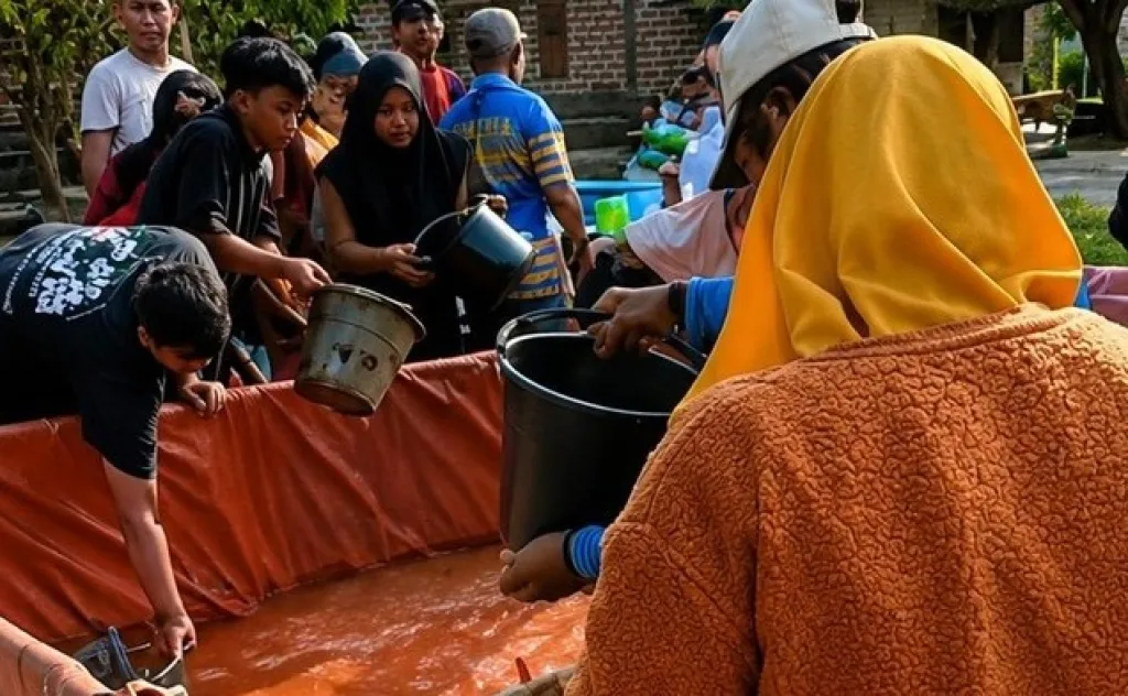 Cegah Bencana Kekeringan, Pemkab Lamongan Dropping Air Bersih ke 3.095 KK