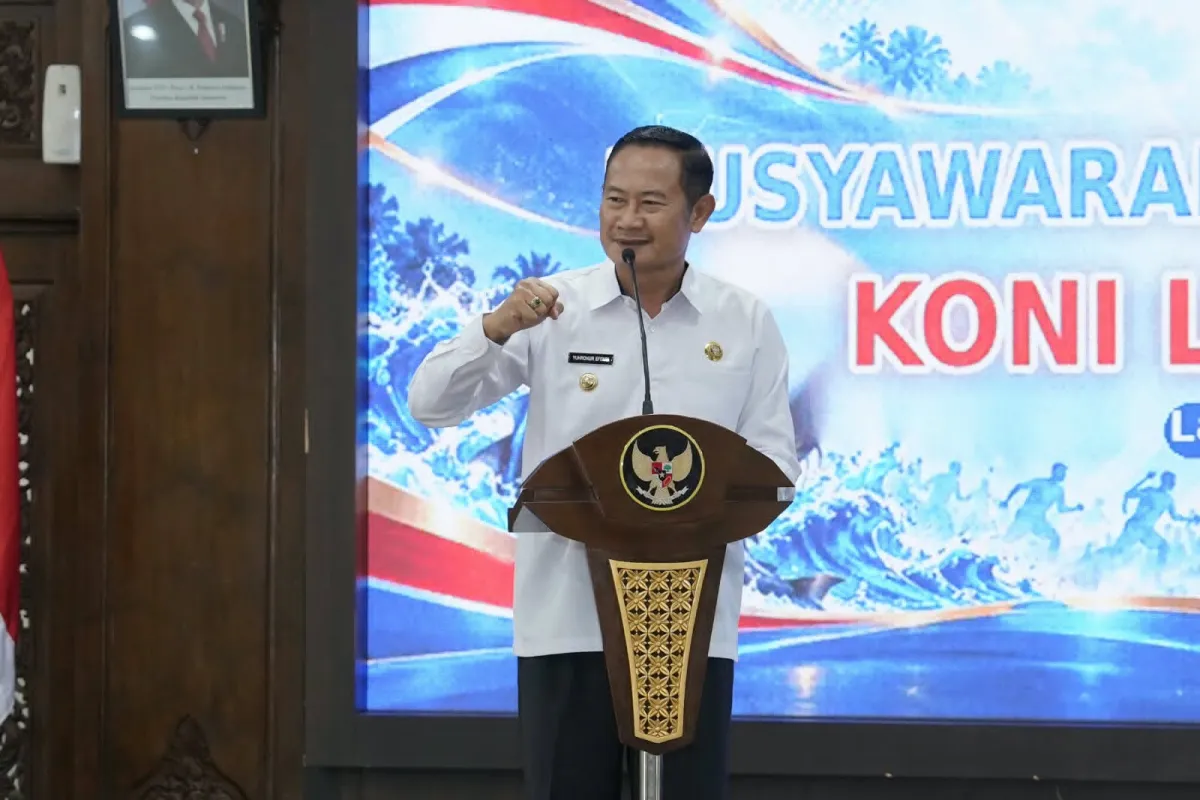 Munif Syarif Resmi Nahkodai KONI Kabupaten Lamongan, Ajak Semua Stakeholder Majukan Olahraga