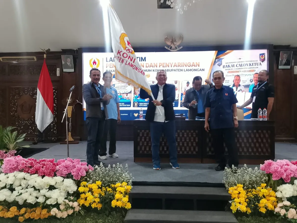 Munif Syarif Resmi Nahkodai KONI Kabupaten Lamongan, Ajak Semua Stakeholder Majukan Olahraga
