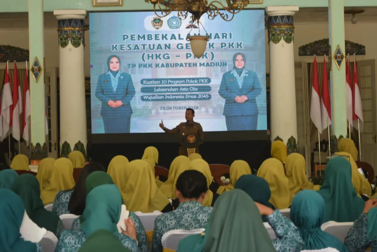 Wabup Madiun Dorong Kader PKK Siapkan Generasi Berkualitas Menuju Indonesia Emas 2045