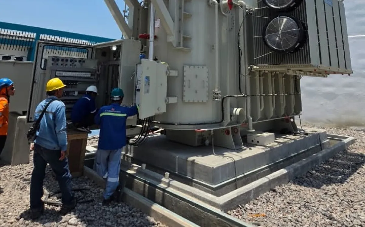 Sambut Sumpah Pemuda, PLN UIT JBM Sukses Energize Extension Bay Trafo GI 150 kV Bungah/JIIPE