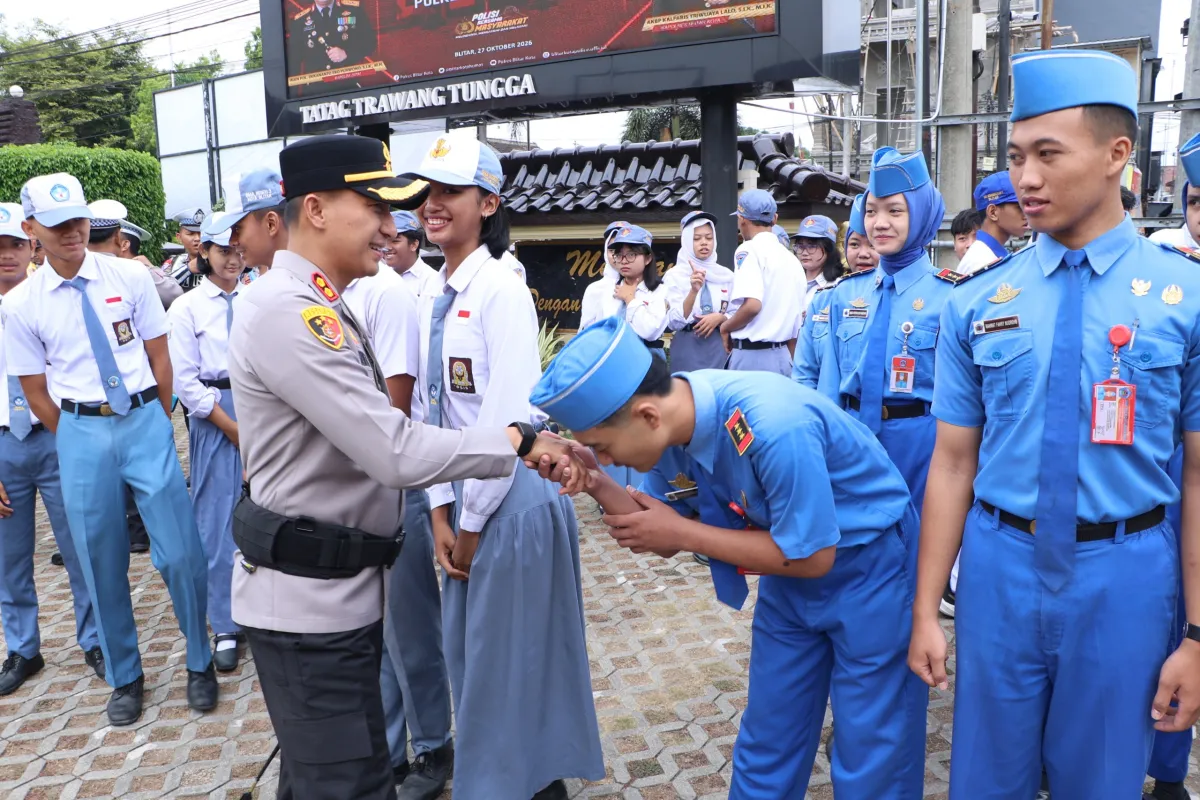Polres Blitar Kota  Resmi Bentuk Satgas Pre-entip untuk Siagakan Satgas Polisi Jogo Sekolah