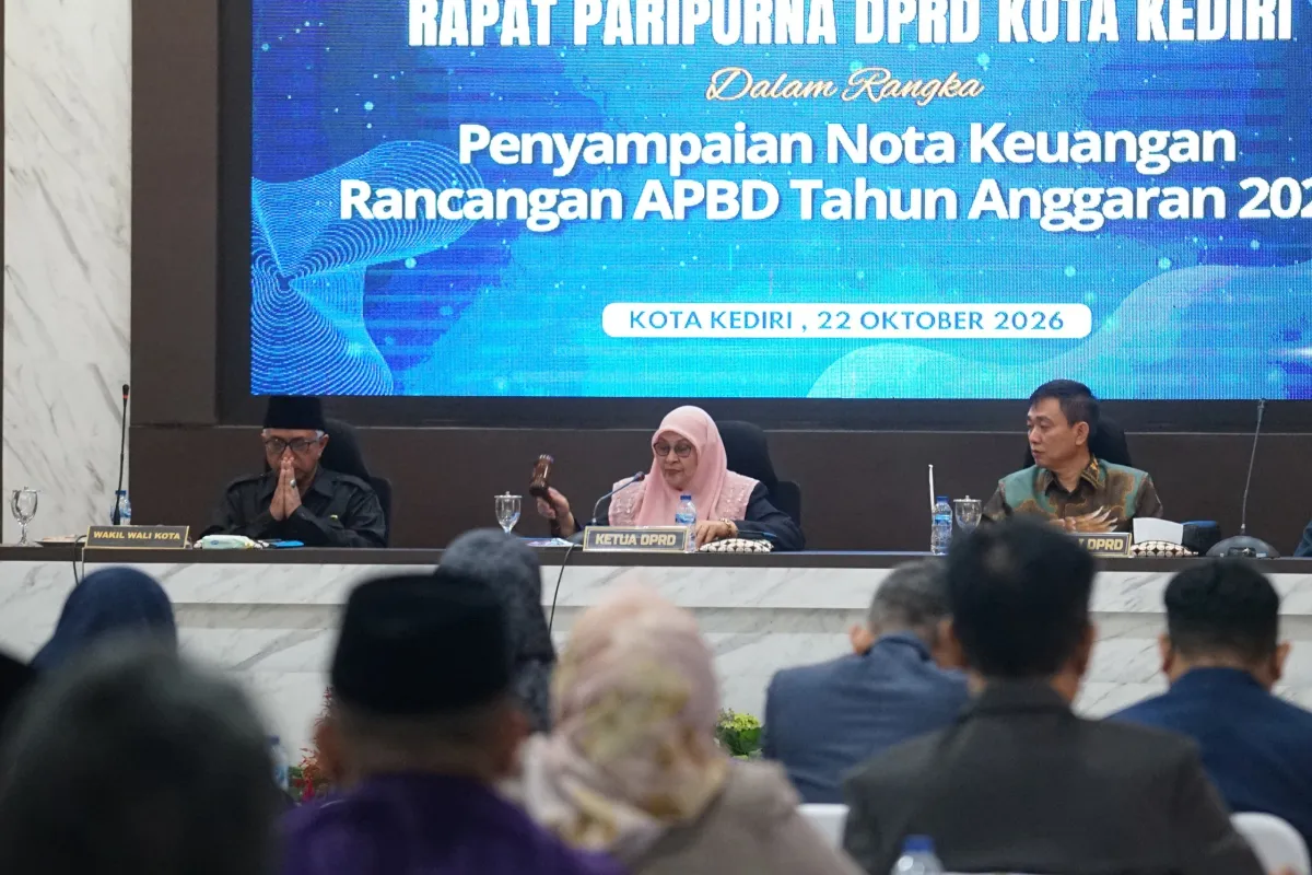 Nota Keuangan Rancangan APBD Kota Kediri Tahun Anggaran 2027 Fokus Perkuat Layanan Dasar dan Pembangunan