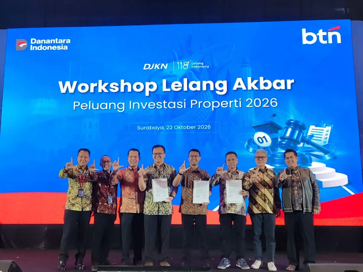 DJKN Jatim Ungkap Capaian Lelang BTN,pembelian properti lelang lewat KPR bunga tetap