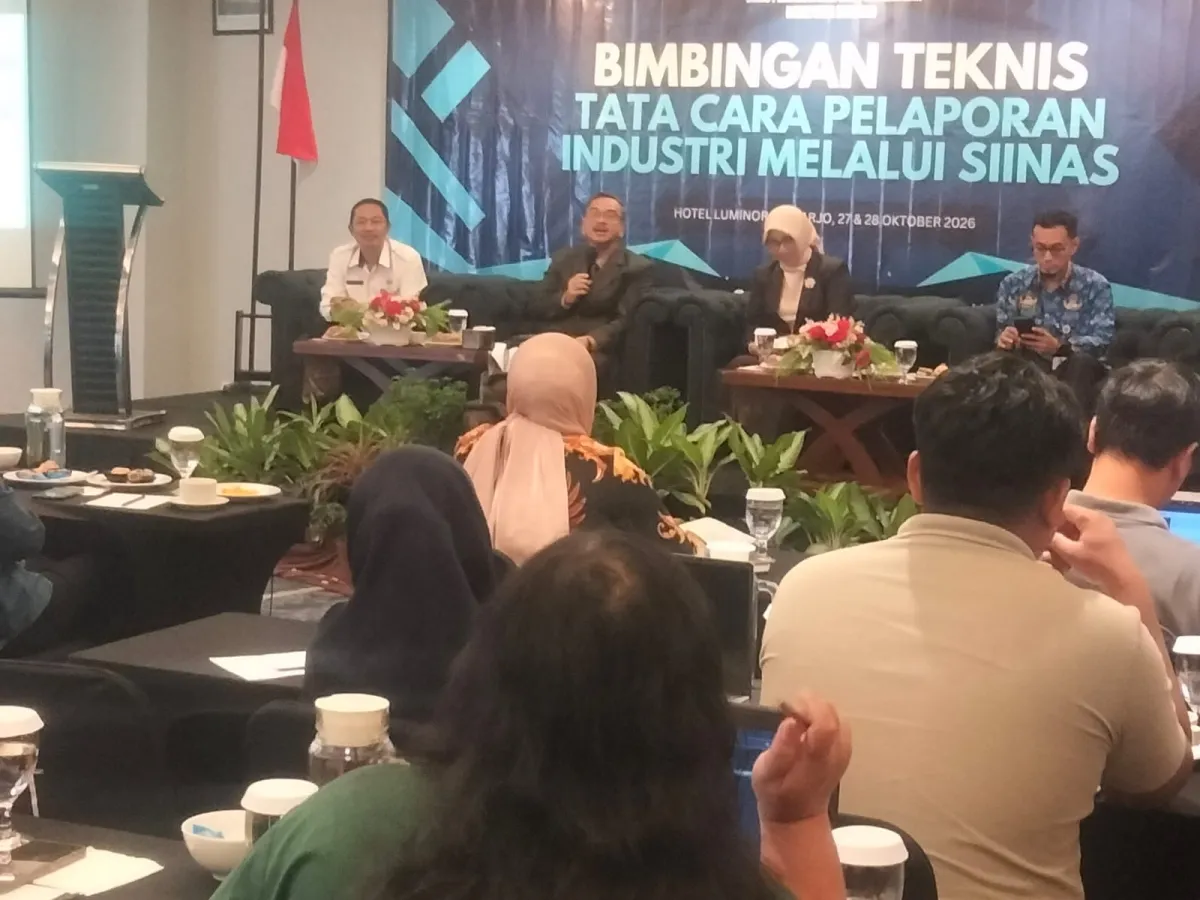 Dorong Kepatuhan Pelaku Usaha Dalam Pelaporan Data Industri, Disperindag Sidoarjo Gelar Bimtek SIINas