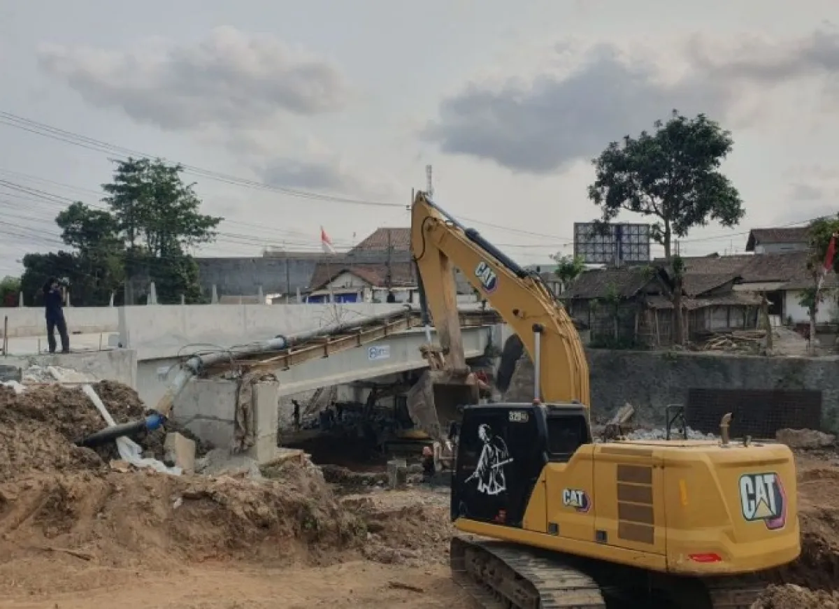 Kebut Konektivitas Antardaerah, Pembangunan Jembatan Gondang Capai 75 Persen