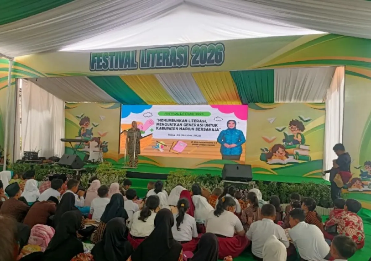 Lewat Festival Literasi 2026, Pemkab Madiun Dorong Minat Baca Siswa SD dan SMP