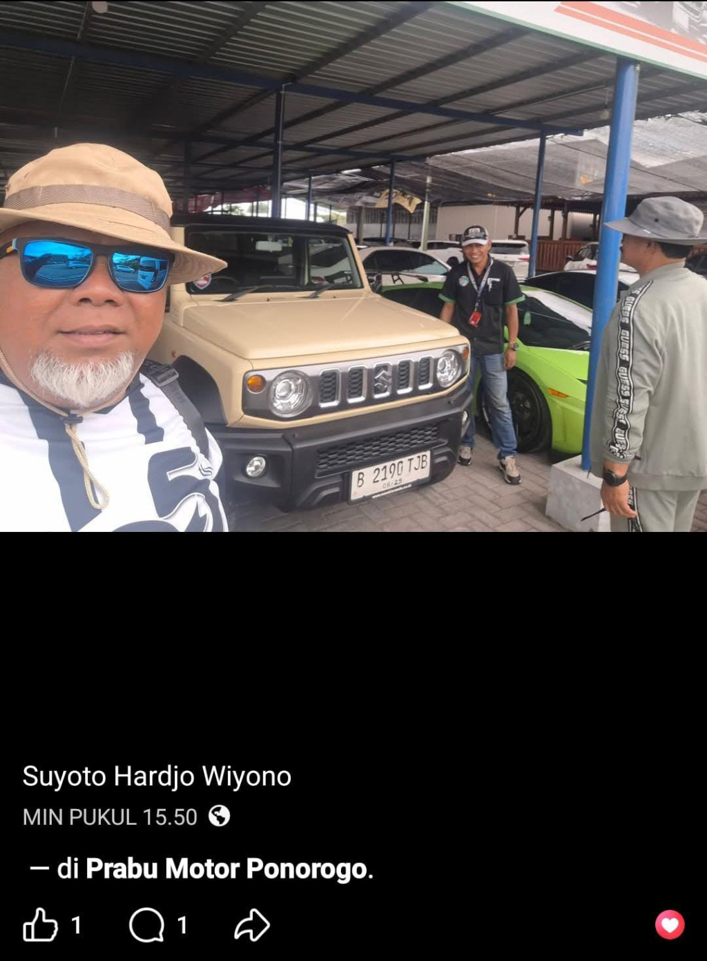 Maidi terekam berada di showroom mobil mewah Prabu Motor Ponorogo. Momen tersebut terabadikan dalam foto swafoto bersama Direktur Utama PDAM Kota Madiun, Suyoto.