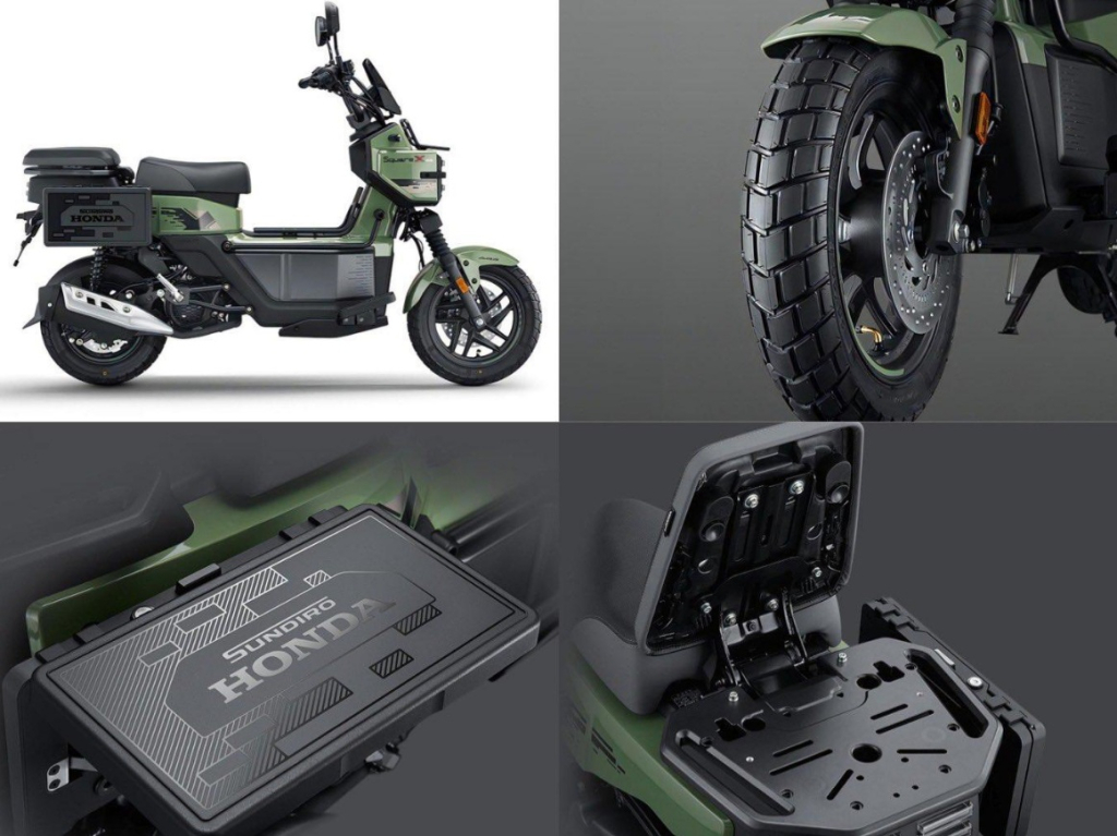 Honda Square X125 dengan desain kotak, berbeda dari skuter pada umumnya. SP/ JKT