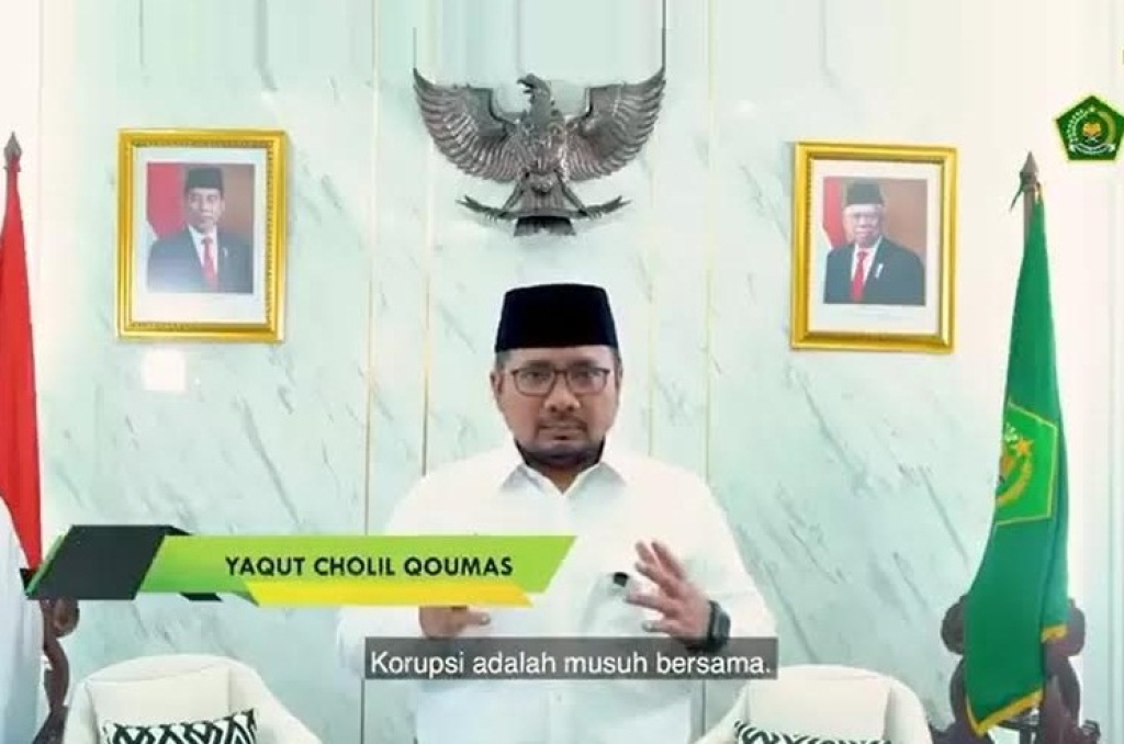 Pidato resmi eks Menteri Agama Yaqut Cholil Qoumas, yang menekankan bahwa korupsi merupakan musuh bersama bangsa, pada tahun 2021, kini kembali viral di lini masa media sosial.