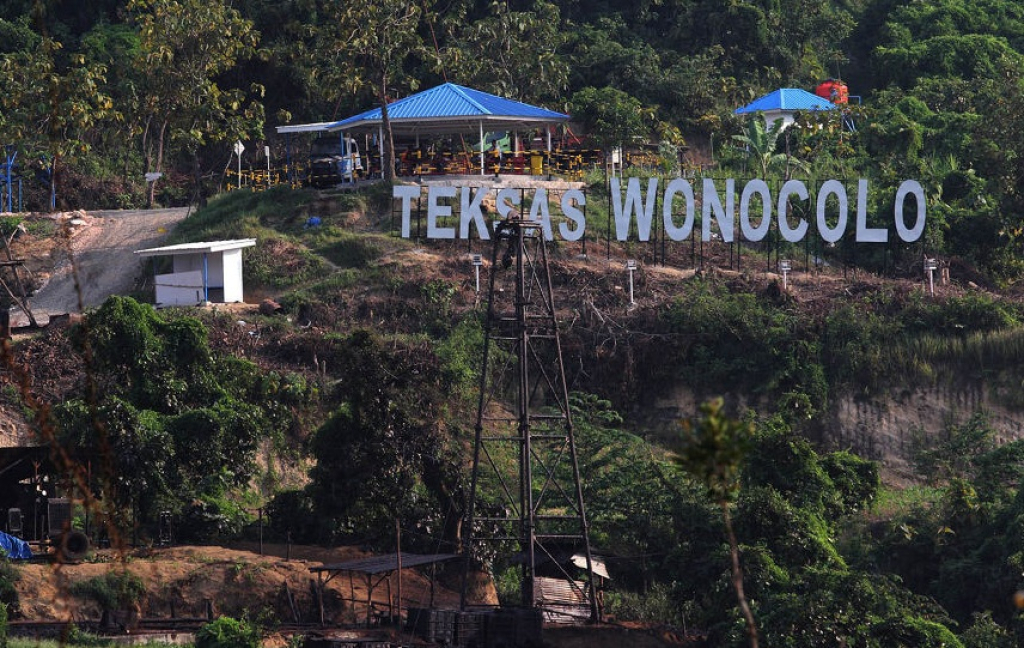 Keindahan Teksas Wonocolo yang berada di Kecamatan Kedewan, Kabupaten Bojonegoro, Jawa Timur. SP/ BJN