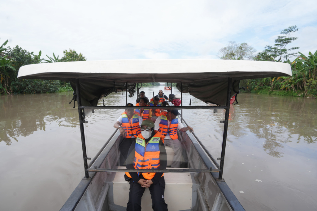 Wisata susur Sungai Ngotok di kawasan Taman Bahari Mojopahit (TBM). SP/ DWI