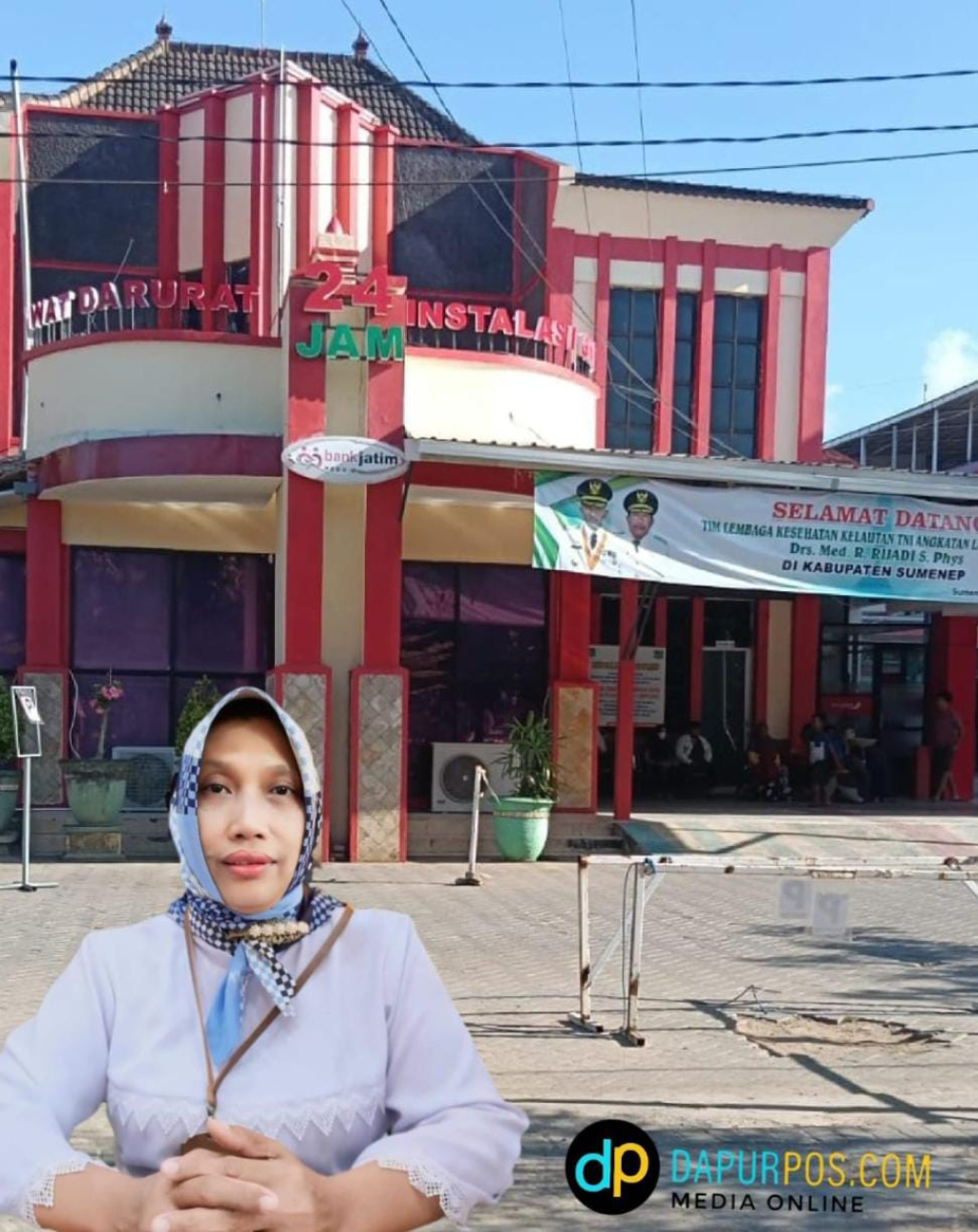 Direktur RSUD Moh. Anwar Kab. Sumenep, dr. Hj. Erliyati M.Kes.