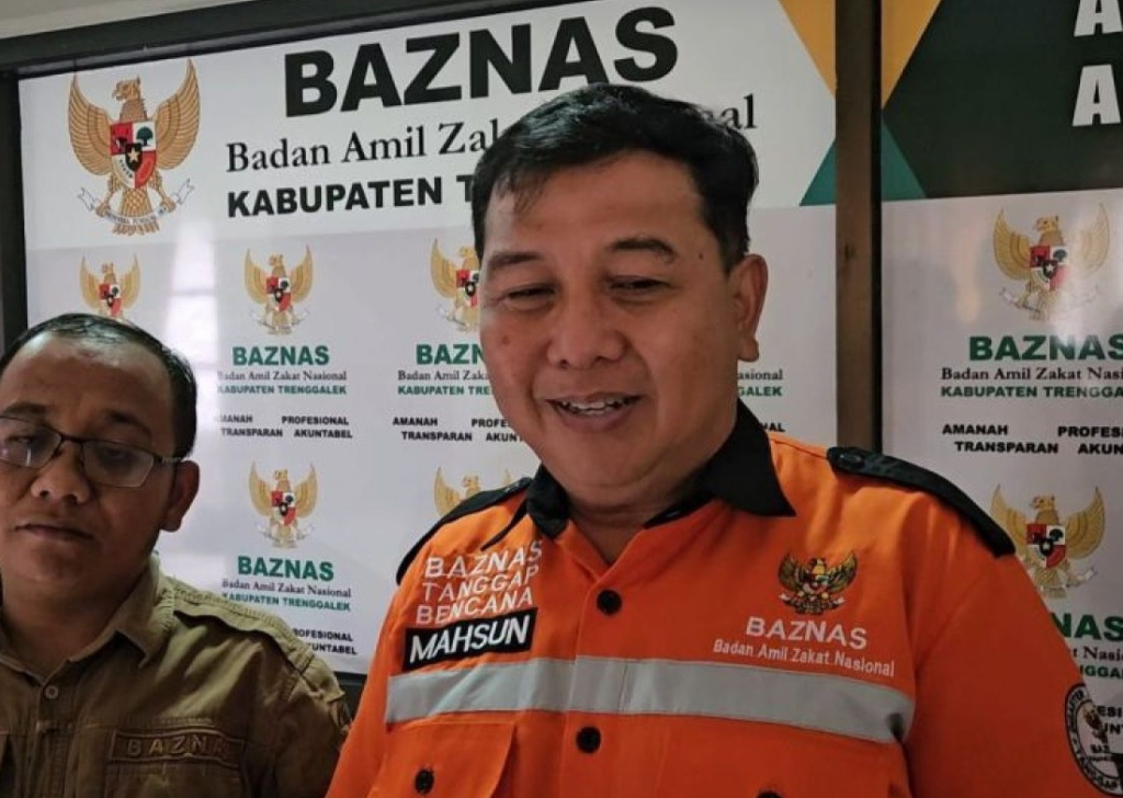 Ketua Baznas Trenggalek. Mahsun Ismail. SP/ TRG