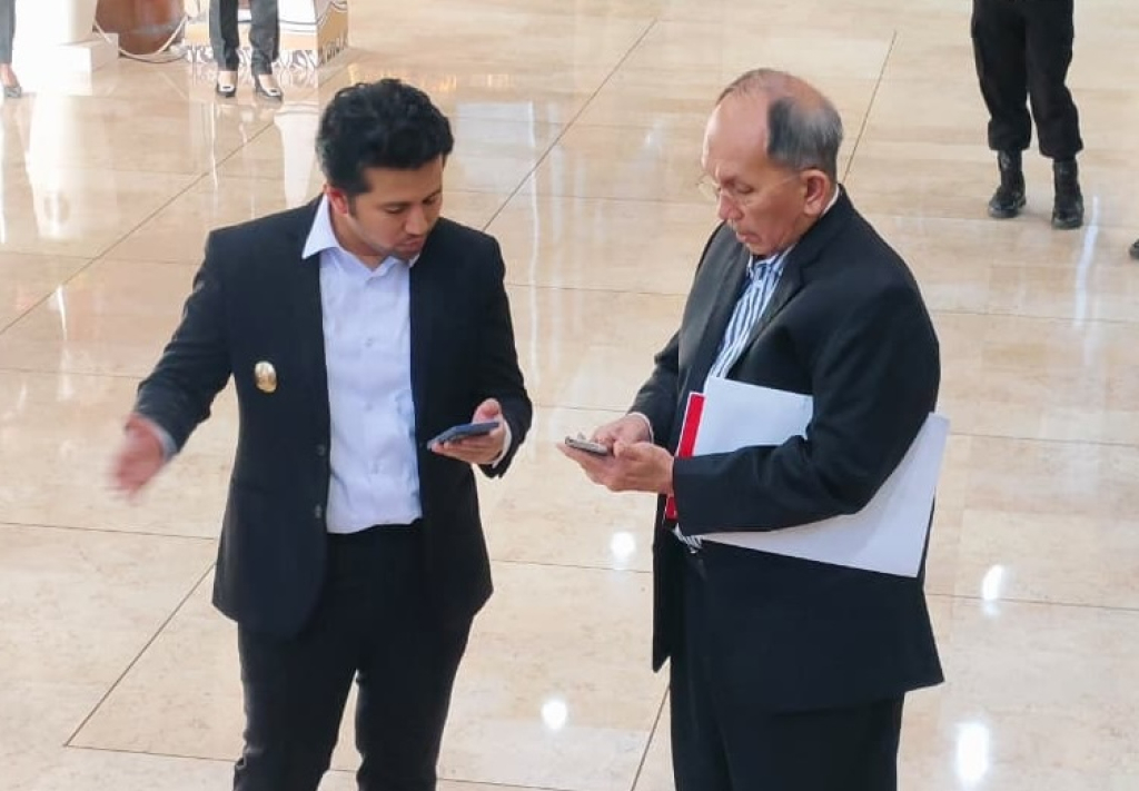 Freddy Poernomo (Kanan) Anggota Komisi A DPRD Jawa Timur.