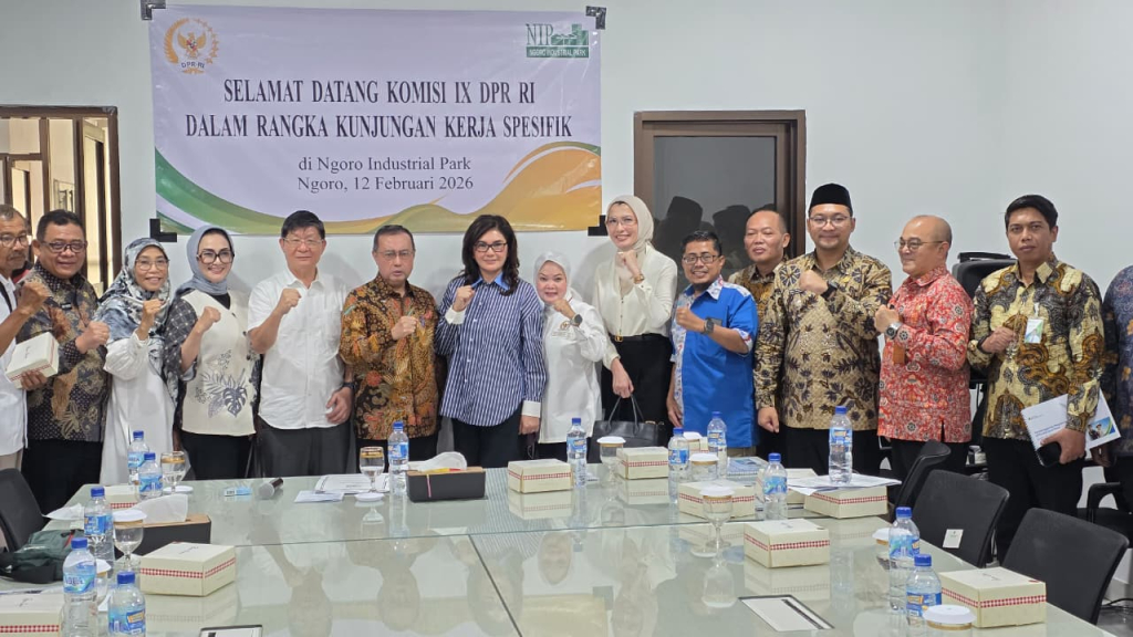 Komisi IX DPR RI saat melakukan kunker spesifik di kawasan NIP Mojokerto