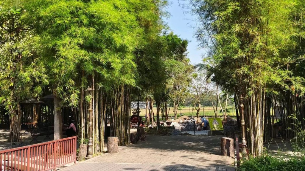 Kawasan ruang terbuka hijau (RTH) Taman Hutan Kota yang berada di wilayah Kelurahan Patihan Kecamatan Manguharjo Kota Madiun, Jawa Timur. SP/ MDN