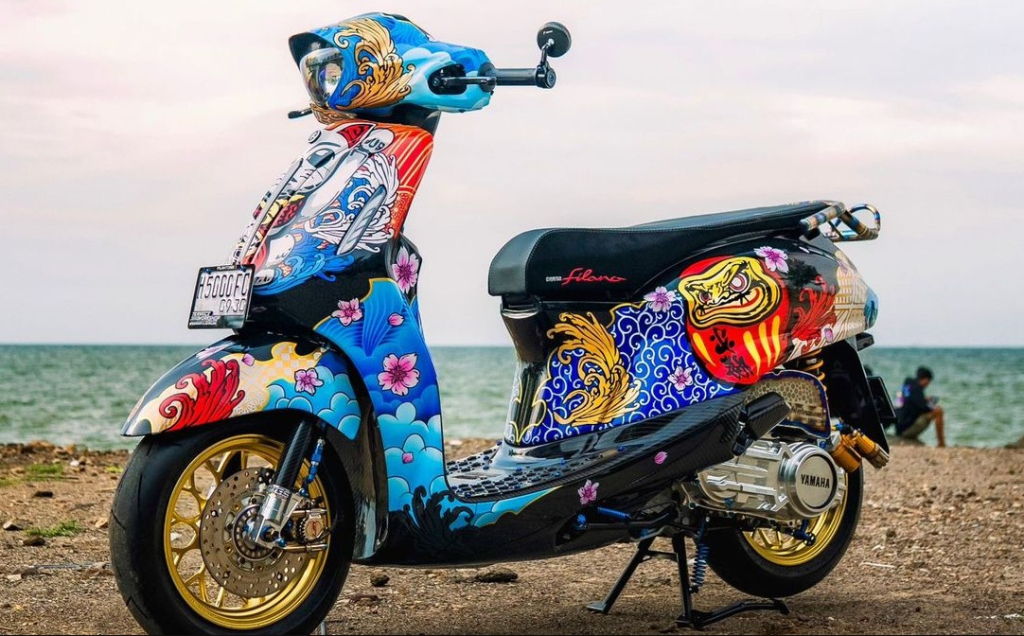 Modifikasi Yamaha Grand Filano Hybrid. SP/ JKT