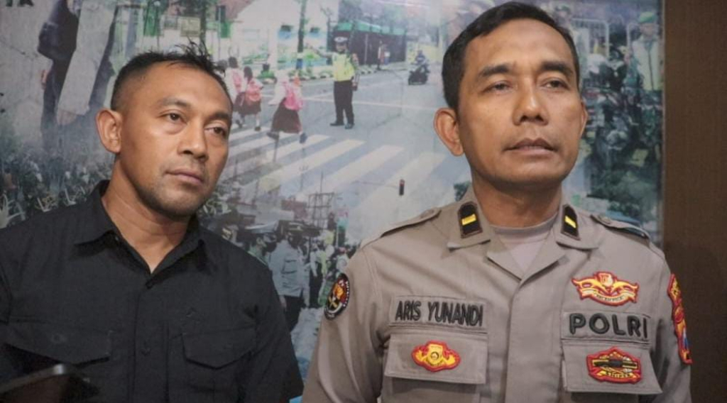 Kasi Humas Polres Madiun Kota Ipda Aris Yunandi saat memberikan keterangan kepada awak media, Selasa(3/2/2026).