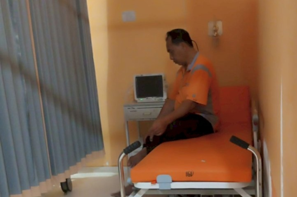 Kondisi korban saat menjalani visum. SP/ BYW