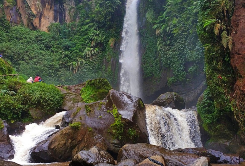 Coban Talun, air terjun yang berada di wilayah Kecamatan Bumiaji, Kota Batu, Jawa Timur. SP/ MLG