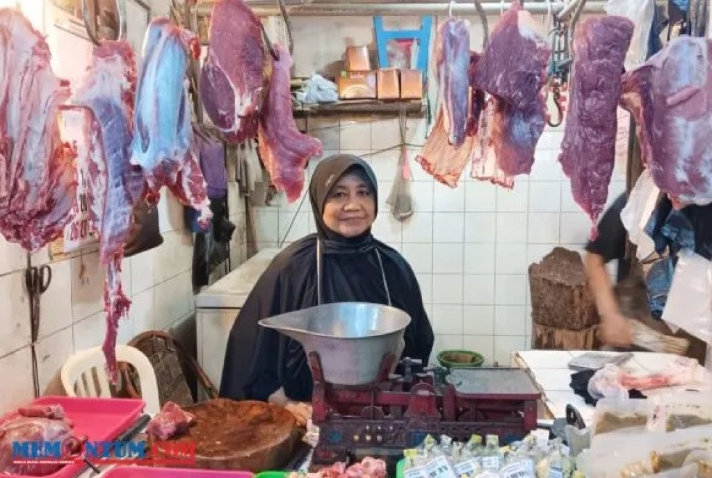 Ilustrasi. Salah satu penjual daging sapi di Kota Malang, Jawa Timur. SP/ MLG