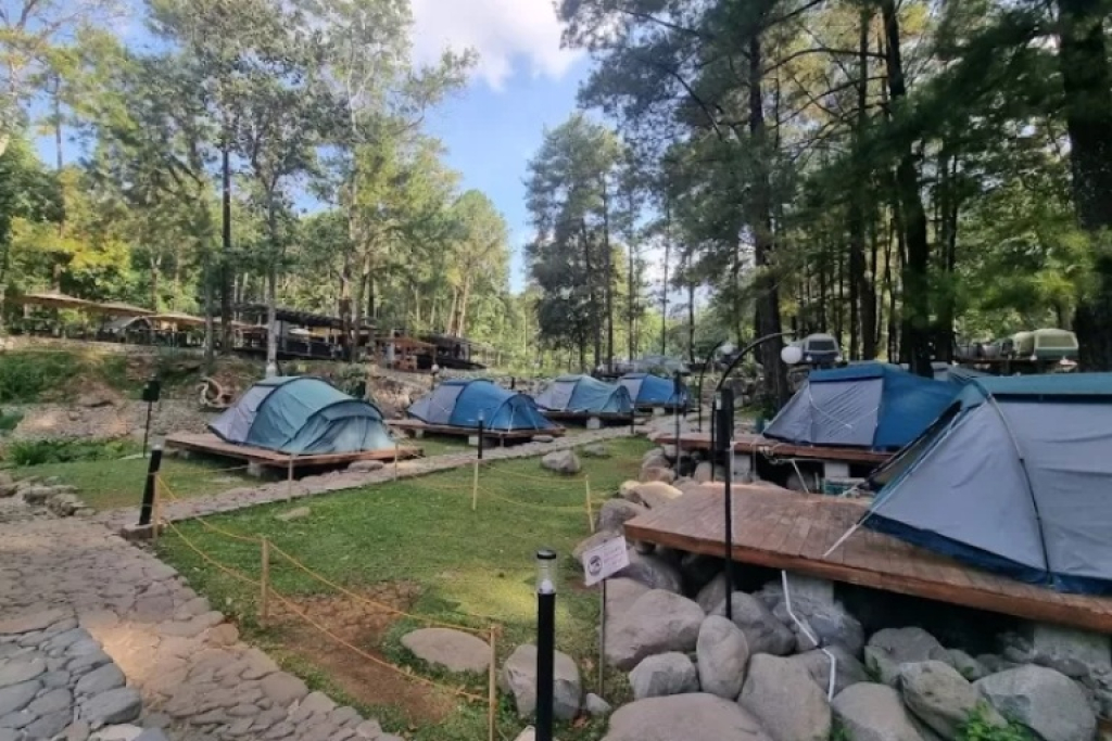 Wisata alam Jolotundo Glamping & Edu Park di lereng Gunung Wilis. SP/ NGJ